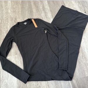 Skims crew neck long sleeve dress xs